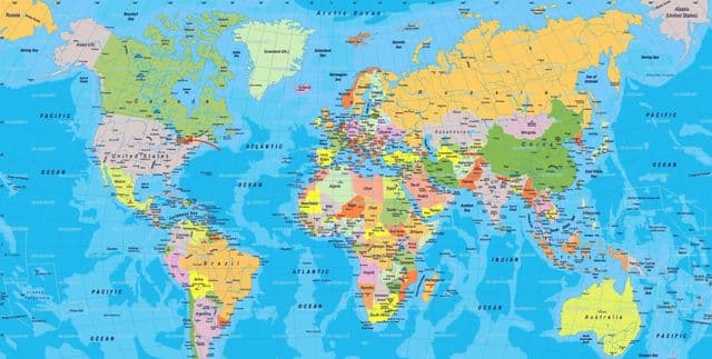 Ligging van Toronto op de wereldkaart